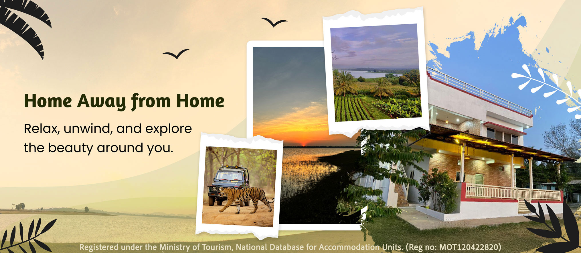 Scenic view of Kabini backwaters